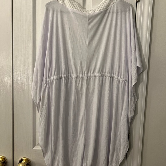 NWT Jones New York Womens Medium Cover Up White Swim - Picture 4 of 7